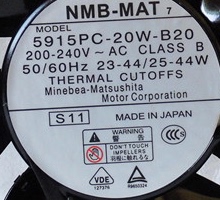NMB 17238 200V-240V 25-44W 5915PC-20W-B20金风机 RAH1538B1-C