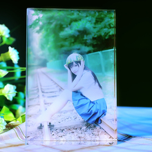 Бесплатная доставка хрустальная фотография, создание жизни свадебные фотографии настраиваемые изображения Diy фоторамки подарки подарки ландшафт