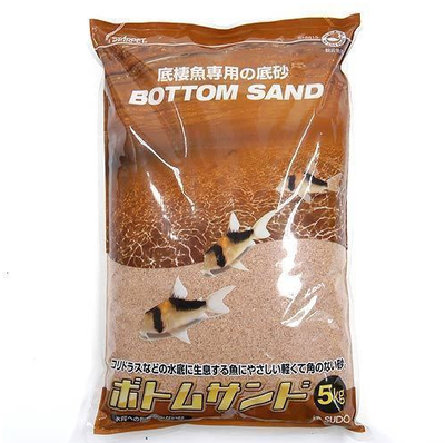 日本SUDO底栖鱼专用沙/鼠鱼沙/化妆沙/鼠鱼砂/化妆砂 5KG