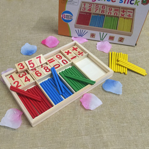 智乐杜曼 木制儿童数数棒幼儿园蒙氏数学教具宝宝早教数字棒玩具