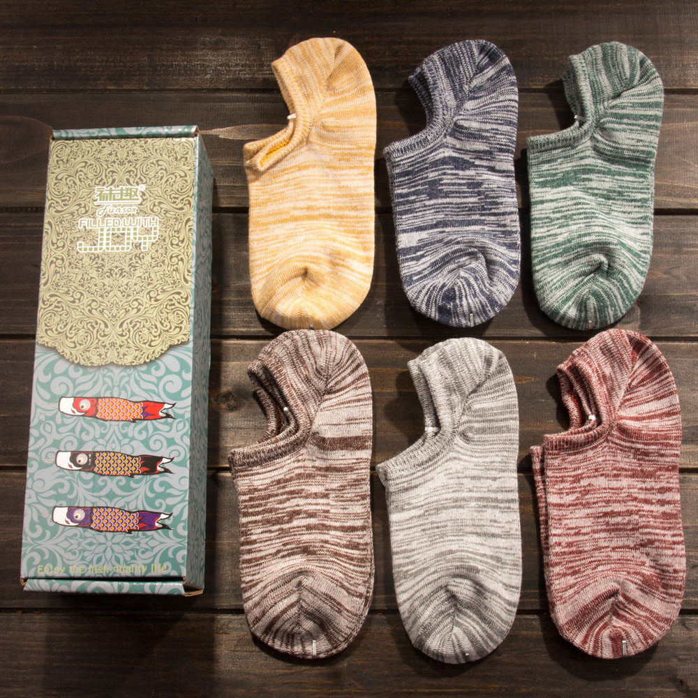 民族风复古日系原宿个性船袜