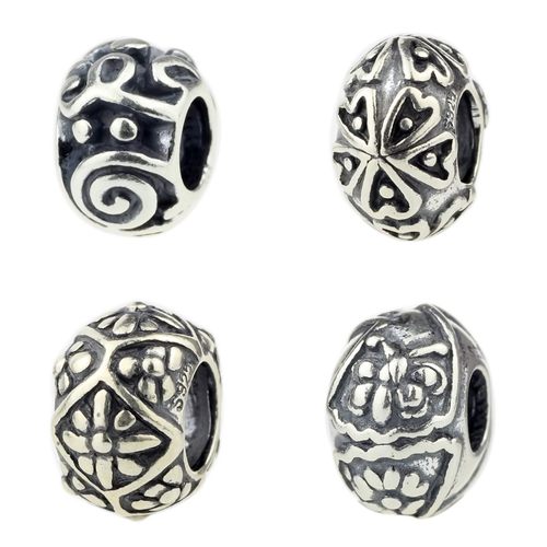 BEADS HUNTER纯银925  转运珠 星尘金属珠 基础链串珠 魅力银饰珠