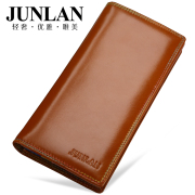 Junlan Chun LAN genuine Korean leather wallets wallet large zip around wallet leather women's wallet ladies fashion handbag