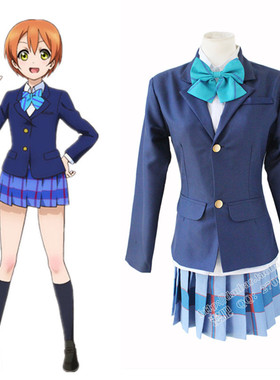 lovelive 西木野真姬 星空凛 小泉花阳 cos服 校服 毛衣 cos全套