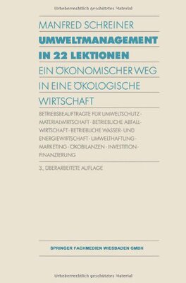 【预售】Umweltmanagement in 22 Lektionen: Ein Okonomis...