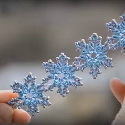 编绳结艺饰品手工DIY教程冰花手绳Macrame jewllery handmade