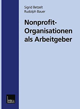 【预售】Nonprofit-Organisationen ALS Arbeitgeber