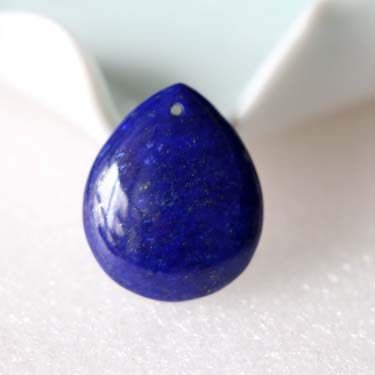 千蕊 青金石吊坠 青金石小水滴裸石项坠项链 原色青金石 实物多款