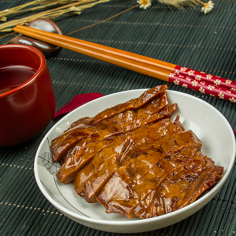 功德林素食80g 掛爐素鴨 上海特產 素肉零食 仿葷素食 豆干