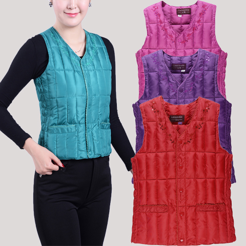 Gilet hiver sans manche femme en polyester - Ref 608415 Image 1