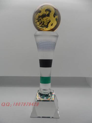 DH-09 腾龙 精品水晶奖杯/颁奖奖品 水晶奖座 奖牌 免费刻字