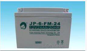 松江JB-3208G 消防主机火灾报警控制器蓄电池12V24Ah 备用电瓶
