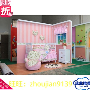 新品/摄影棚设计/影楼道具/韩版婚纱主题实景/儿童实景w-2016