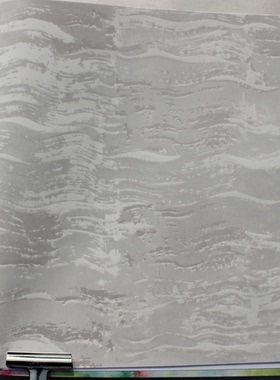 美国进口纯纸复古波浪客厅书房墙纸 AH40803 AH40804 AH40808