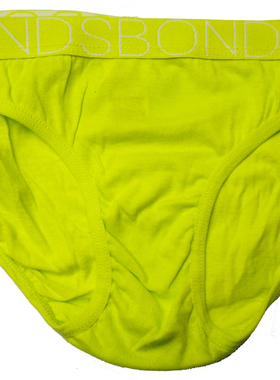 哟呼！bonds 8-16岁女大童成人码芥末黄全棉三角内裤短裤5233015