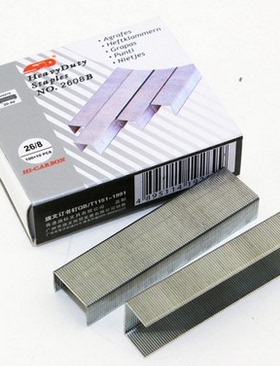 旗文订书针2608B加厚订书针26/8厚层订书针加厚订书钉订45张