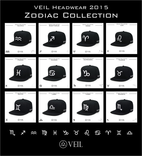 zodiac星座系列棒球帽