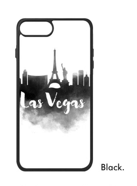 适用于iPhone维加斯水墨城市Xr手机壳max手机保护套678plus硅胶11