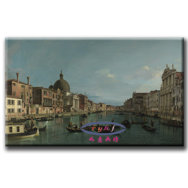定制仿真画办公室无框画酒店装饰画古典风景欧式油画现代客厅挂画