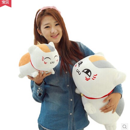 夏目友人帐猫咪老师布娃娃抱枕