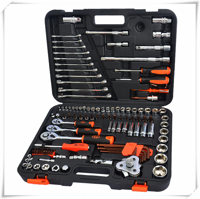 套筒组套 120件套套筒组合套装工具 专业汽修工具 汽车维修工具