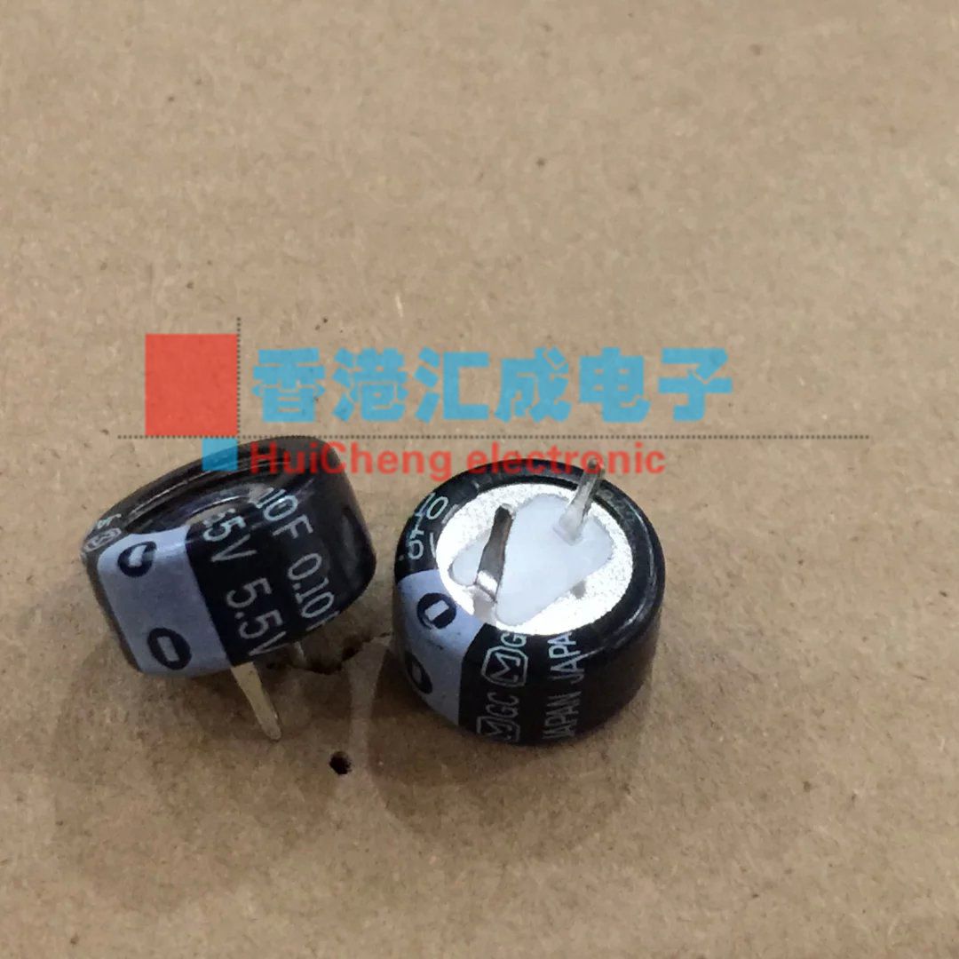 5.5V 0.10F EECF5R5U104 PANASONIC法拉电容13*7 超级电容原装