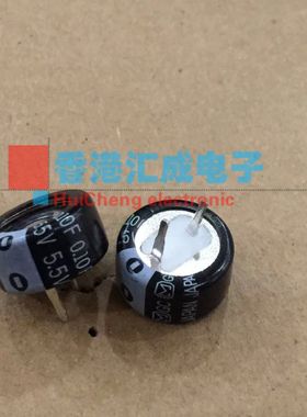 5.5V 0.10F EECF5R5U104 PANASONIC法拉电容13*7 超级电容原装