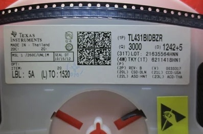 TI TL431BIDBZR SOT-23-3 可调精密并联稳压器