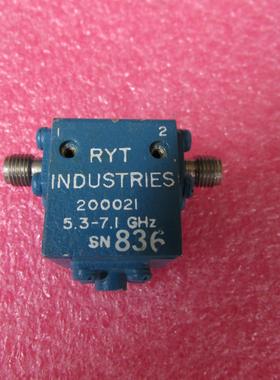 RYT进口 200021 4.9-7.4GHz SMA RF射频微波同轴宽带隔离器