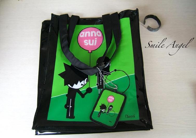 Annasui魔女娃娃甜心漆皮背包