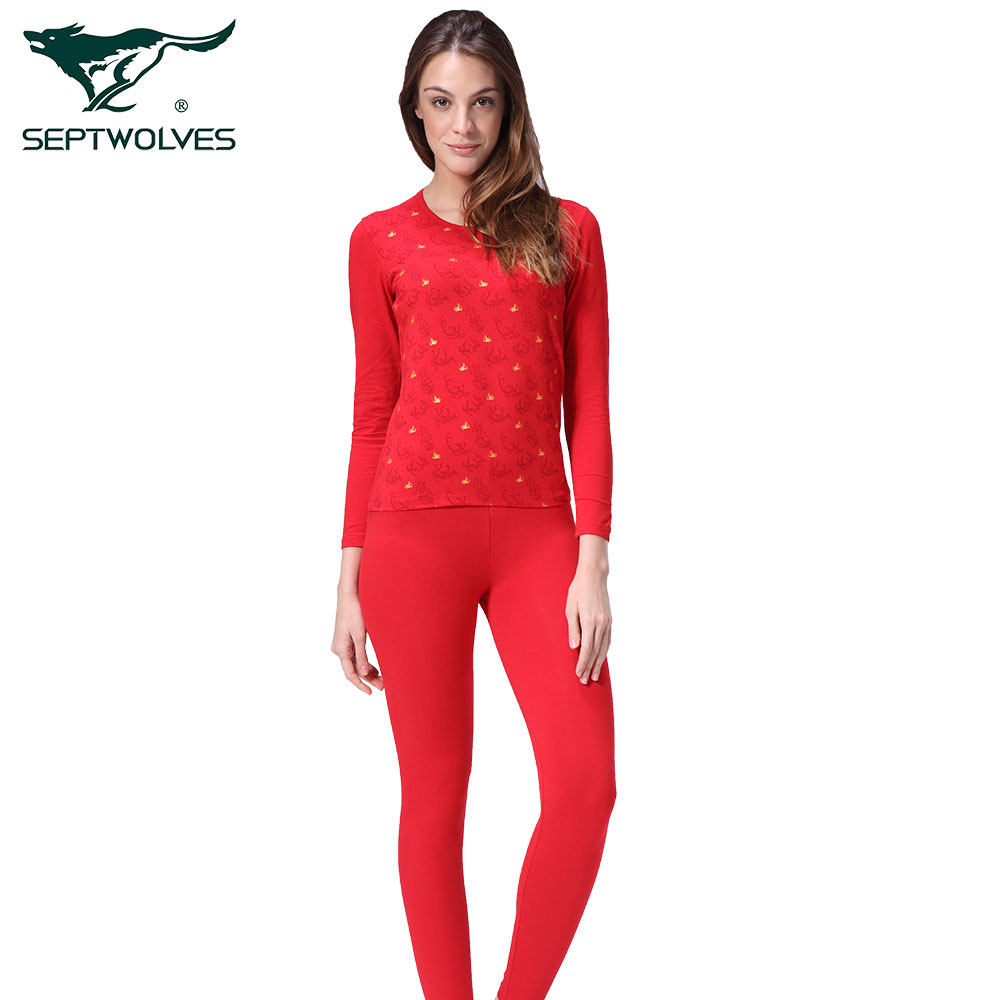 Sous-vêtement thermo jeunesse SEPTWOLVES 98171K en coton - Ref 768235 Image 1