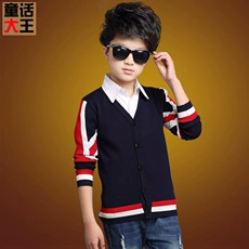 Mùa thu và mùa đông 6 bé trai và bé gái 7 bộ đồ thể thao ngoài trời 3 áo khoác lông cừu 9 áo khoác ấm 11 lớp lót trẻ em 11 tuổi áo khoác bé trai 10 tuổi