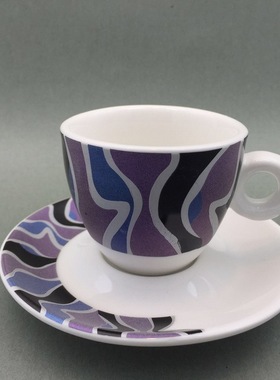 紫色礼物 意式浓缩咖啡杯 强化瓷 骨质瓷 60ml 满6个包邮