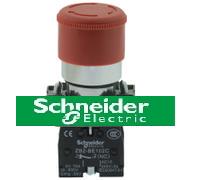 施耐德 22mm金属急停按钮开关 XB2BS442C Ф30 旋转复位 1NC