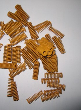 12（外径）*6（内径）*35（高度）黄色TF较轻负荷矩形模具弹簧