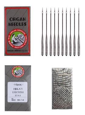 ORGAN HAX1 90/14号进口风琴家用缝纫机机针锁边机机针11/9/18号