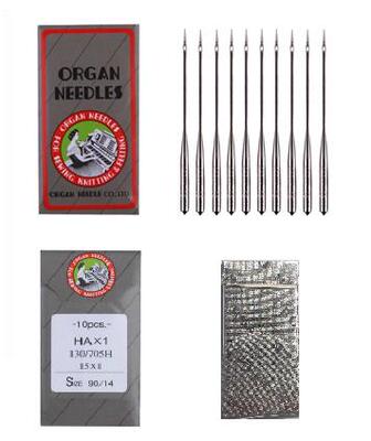 ORGAN HAX1 90/14号进口风琴家用缝纫机机针锁边机机针11/9/18号