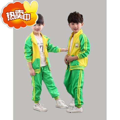 春秋冬季小学生运动风长袖校服