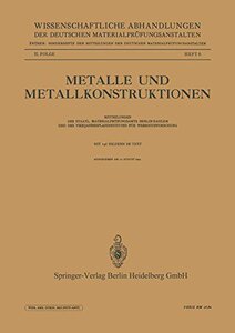 【预订】Metalle Und Metallkonstruktionen