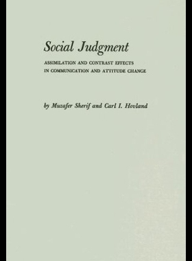 【预售】Social Judgment: Assimilation and Contrast Effect