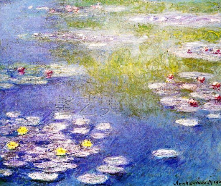 厂家直销世界名画 莫奈喷绘油画布画芯客厅装饰画无框画1009