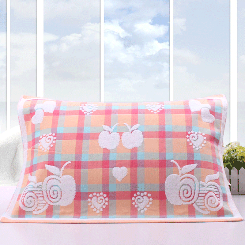 [giá] tất cả cotton dày bốn mùa phổ thông thoáng khí gối sinh viên cặp đôi đám cưới áo gối lụa