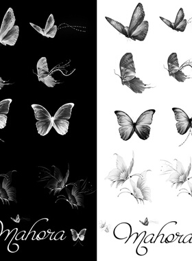 PS笔刷画笔笔触  精灵蝴蝶PS笔刷