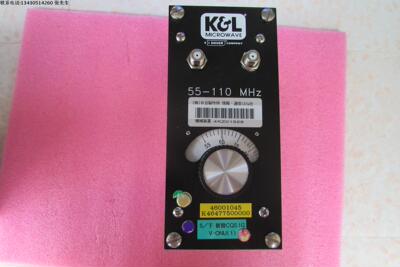 美国k&L 5BT-00293 55-110MHz 75欧姆 F头 CATV 可调带通滤波器