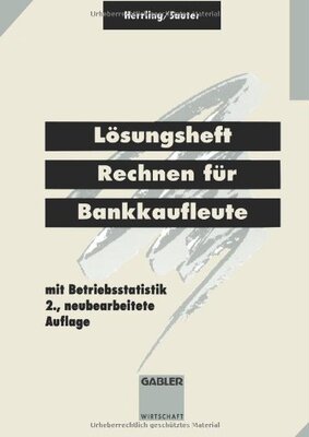 【预售】Losungsheft Rechnen Fur Bankkaufleute