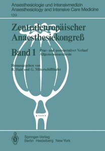【预订】Zentraleuropaischer Anaesthesiekongr...