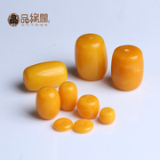 Edge Club chicken-yellow beeswax with Pearl drums Pearl drum spacer waist beads spacers Xingyue vajra Bodhi accessories