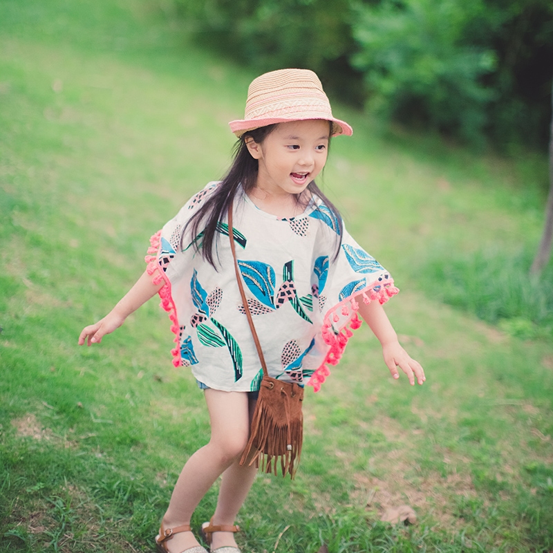 Cape pour fille en lin - Ref 2157305 Image 1
