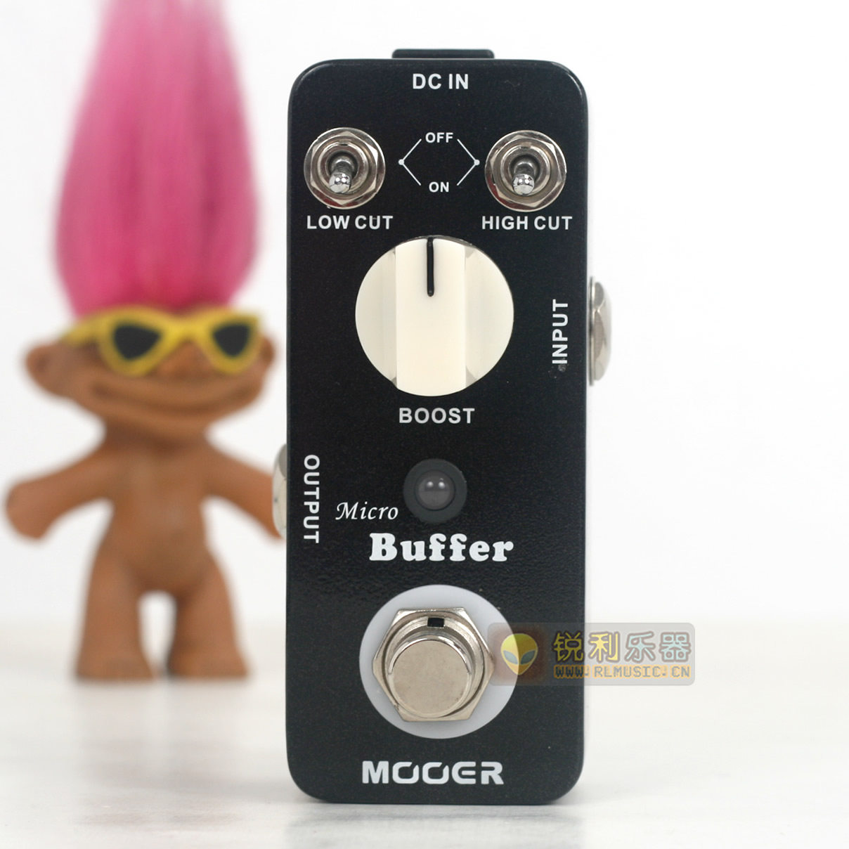 Mooer Micro Buffer 魔耳音色补偿激励缓冲效果器 电吉他单块