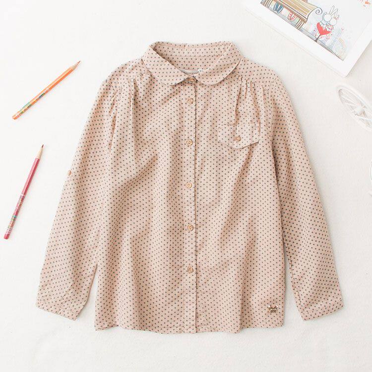 Chemise fille à manche longue - Ref 2087304 Image 1